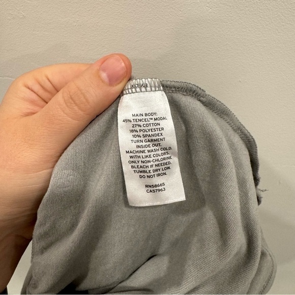 Zella Kids Casual Athleisure Tank Dress Drawstring Gray Size Large 10/12 - Picture 5 of 5